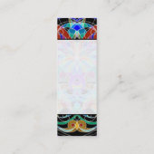 しおりの名刺の民族のスタイル スキニー名刺 (裏面)