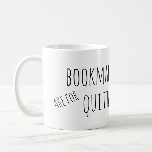 しおりは憶病者のためです コーヒーマグカップ (左)