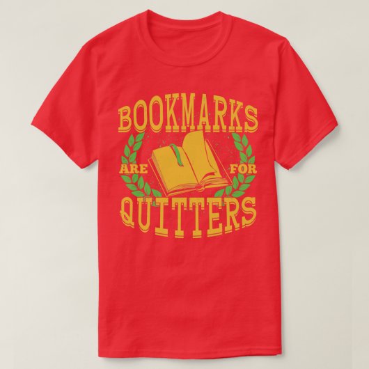 しおりは物おもしろいの読贈り物 Tシャツ (デザイン正面)