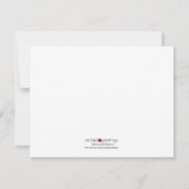 しおり応答のカードナスを結婚します 出欠カード (裏面)