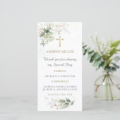 しおり洗礼祈りの言葉カード (スタンド正面)