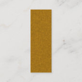 しおり-あなたの写真テンプレートを加えて下さい スキニー名刺 (裏面)