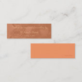 しおり-挨りだらけのモモ[b]のバラ スキニー名刺 (正面/裏面)