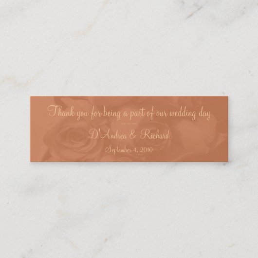 しおり-挨りだらけのモモ[b]のバラ スキニー名刺 (正面)