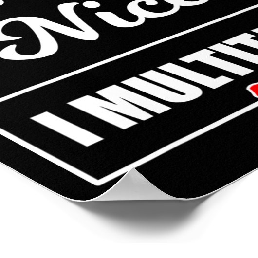 しかいけなし、いい数々のIタスクT ポスター (角)