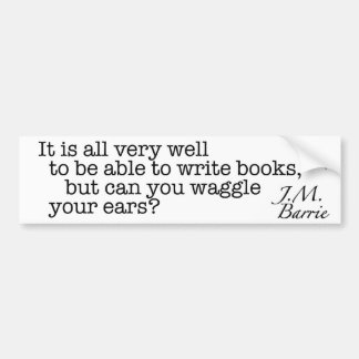 しかしあなたの耳を揺することができますか。 バンパーステッカー