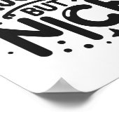 しかしいけな素晴らしいスおもしろいクリスマスのユーモア ポスター (角)