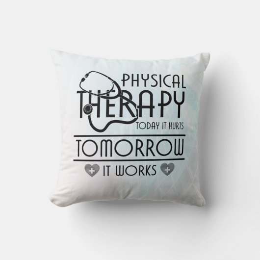 しかしおもしろい真のフィジカルセラピー装飾用クッション クッション (正面)