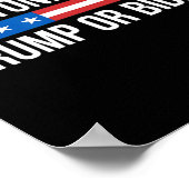 しかしトランプかバイデン氏- ポスター (角)