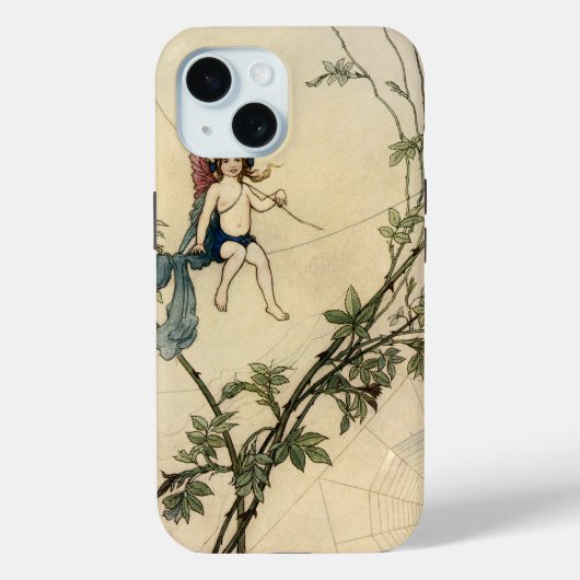 しかしパックは蜘蛛の糸に座っていた Case-Mate iPhoneケース (裏面)