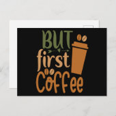 しかしファーストコーヒー ポストカード (正面/裏面)