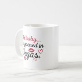 しかしベビーそれはベガスで起こった コーヒーマグカップ (正面左)