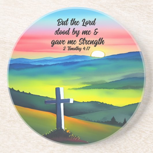 しかし主は私の砂岩のコースターのそばに立っていた コースター (正面)