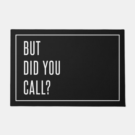 しかし呼んだのか ドアマット (正面)