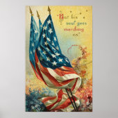 しかし彼の魂は行進に行く ポスター (正面)