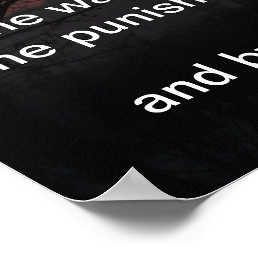 しかし彼は我々の罪のために刺された ポスター (角)