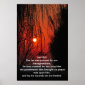 しかし彼は我々の罪のために刺された ポスター (正面)