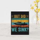 しかし我々はポンツーン船長がヴィントおもしろいをボートに沈めたのか カード (黄色い花)