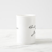 しかし最初に、イエス・キリストのマグ ボーンチャイナマグカップ (正面)