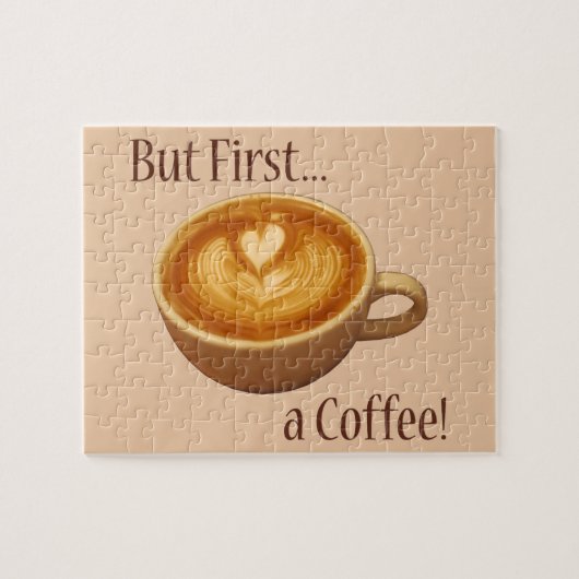 しかし最初に、コーヒー ジグソーパズル (横)