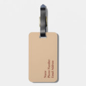 しかし最初に、コーヒー ラゲッジタグ (裏面縦)