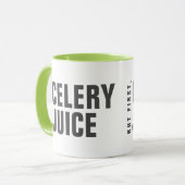 しかし最初に、セロリジュースのマグ マグカップ (正面左)