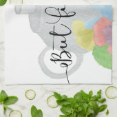 しかし最初に、茶 キッチンタオル (折り畳み)