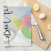 しかし最初に、茶 キッチンタオル (四つ折り)