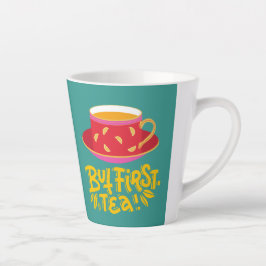 しかし最初のお茶は カフェラテマグ