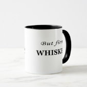 しかし最初のウイスキーおもしろいウィスキー マグカップ (正面右)