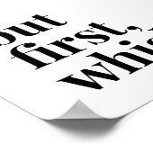 しかし最初のウイスキー ポスター (角)