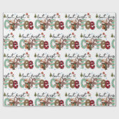 しかし最初のコーヒーは陽気なクリスマス ラッピングペーパー (フラット)