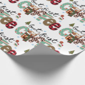 しかし最初のコーヒーは陽気なクリスマス ラッピングペーパー (角)