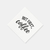 しかし最初のコーヒーカクテルナプキン スタンダードカクテルナプキン (角)