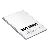 しかし最初のコーヒータイポグラフィ ノートブック (右側)