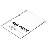 しかし最初のコーヒータイポグラフィ ノートブック (左側)