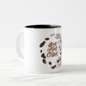 しかし最初のコーヒータンブラー ツートーンマグカップ (正面左)