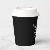しかし最初のコーヒーブラック 紙コップ (右)