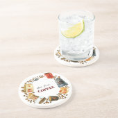 しかし最初のコーヒーリース コースター (側面)