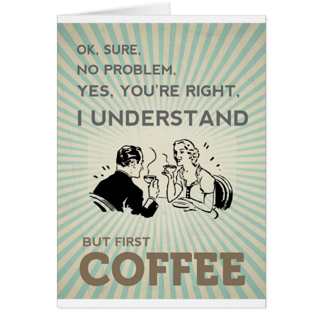 しかし最初のコーヒー (正面)