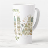 しかし最初のコーヒー カフェラテマグ (右アングル)