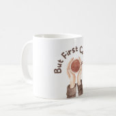 しかし最初のコーヒー コーヒーマグカップ (正面左)