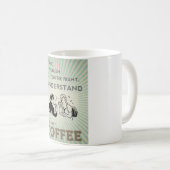 しかし最初のコーヒー コーヒーマグカップ (正面右)