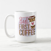 しかし最初のコーヒー コーヒーマグカップ (左)
