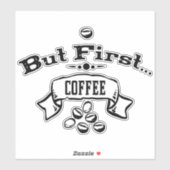 しかし最初のコーヒー シール (シート)