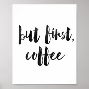 しかし最初のコーヒー ポスター