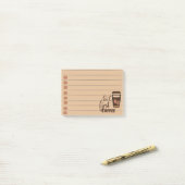 しかし最初のコーヒー ポストイット (デスク上)