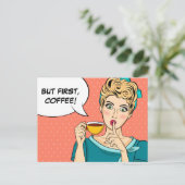 しかし最初のコーヒー ポストカード (スタンド正面)