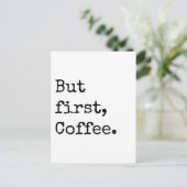 しかし最初のコーヒー ポストカード (スタンド正面)