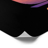 しかし最初のコーヒー |朝の日の出コーヒー好き ポスター (角)